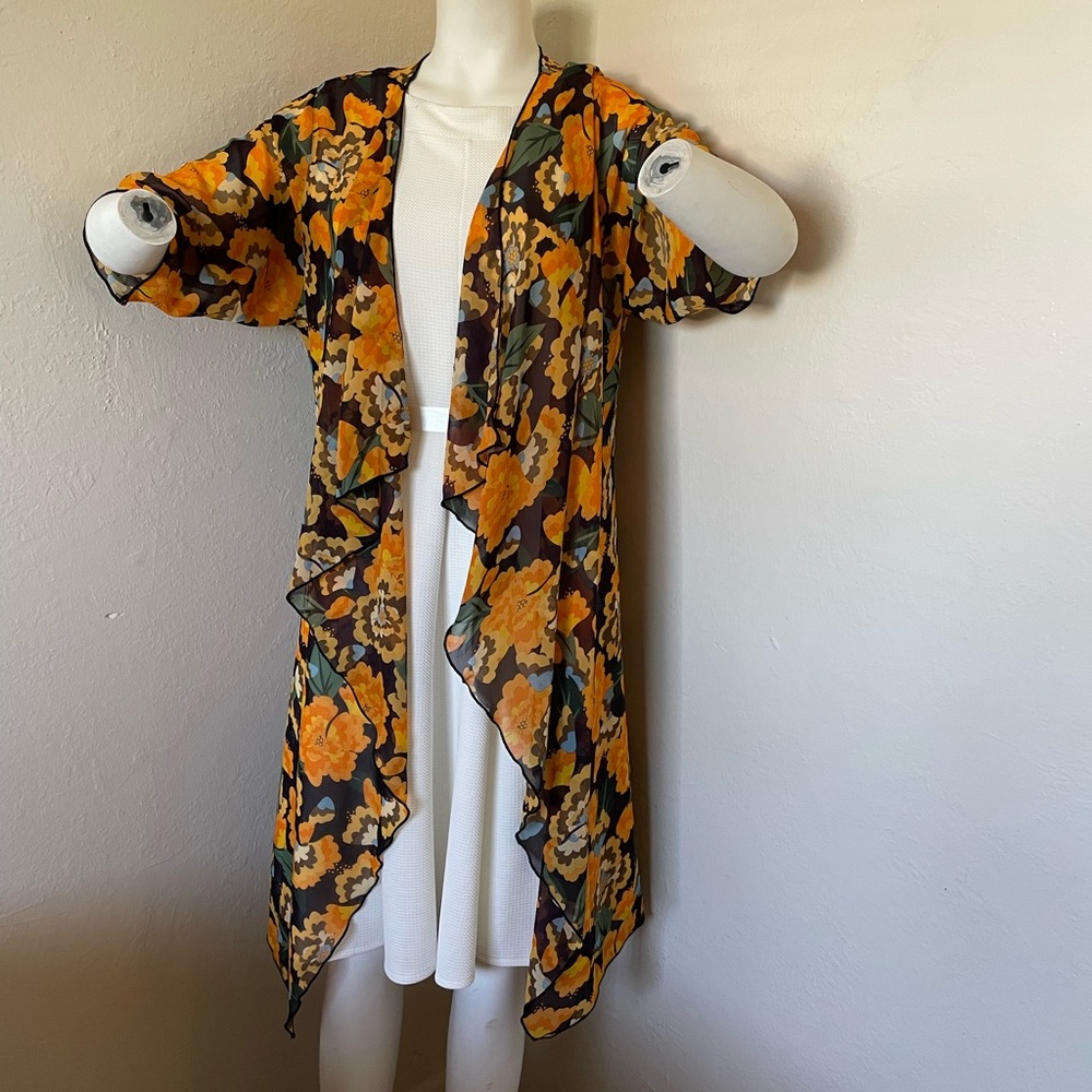 LulaRoe floral cardigan